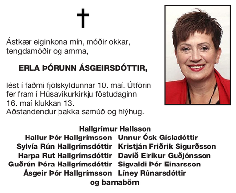 Erla Þórunn Ásgeirsdóttir,