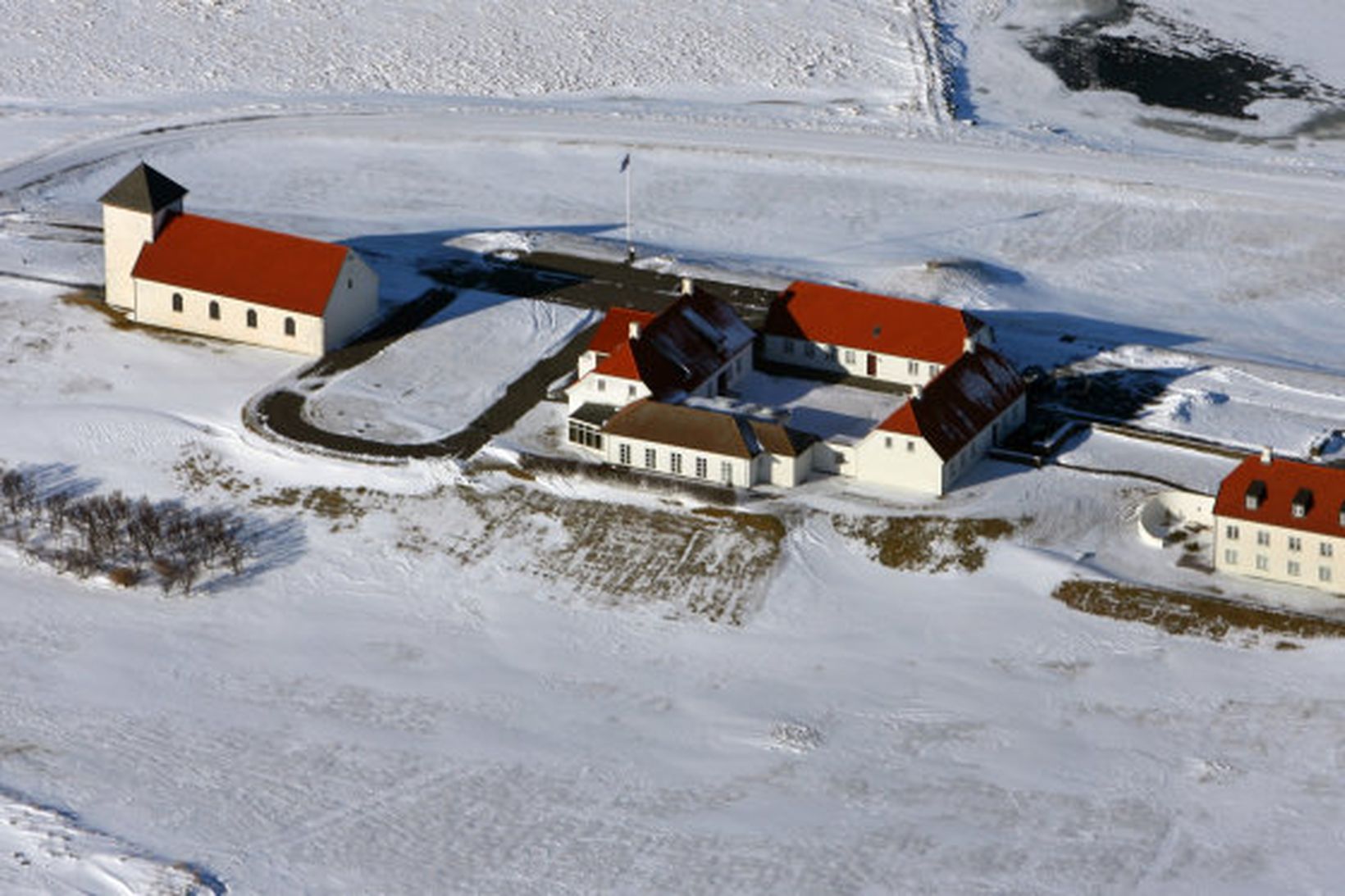 Bessastaðir á Áltanesi, bústaður forseta Íslands.