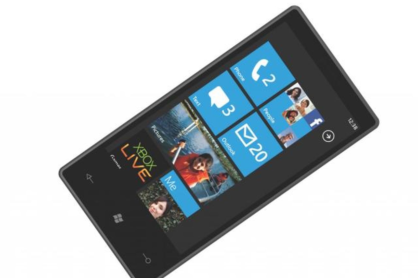 Windows Phone 7 snjallsími.