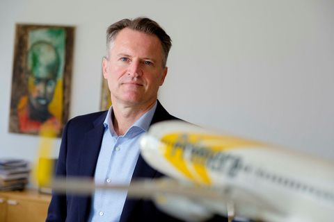 Andri Már Ingólfsson, owner of Primera Air which went bankrupt on Monday.