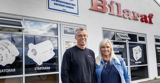Pétur Júlíus Halldórsson og Kristín Gunnarsdóttir eiga Bílaraf í Hafnarfirði en það sérhæfir sig í …