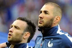 Mathieu Valbuena og Karim Benzema