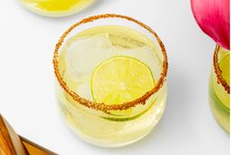 Tequila lime spritzer með tajín eins og Snorri vill hafa hann.