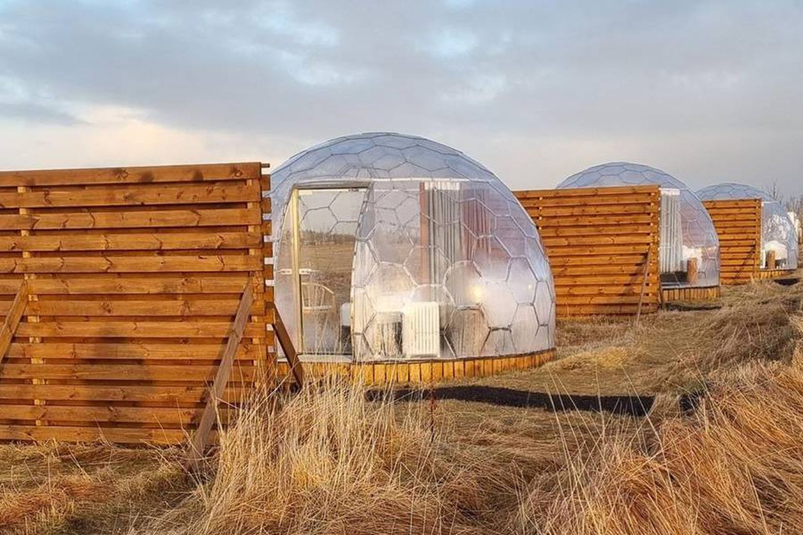 Aurora Igloo í Rangárþingi ytra þar sem gestir geta „notið …