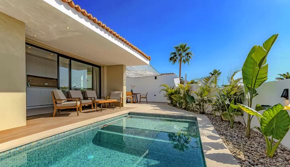 Hituð einkasundlaug á besta stað á Tenerife
