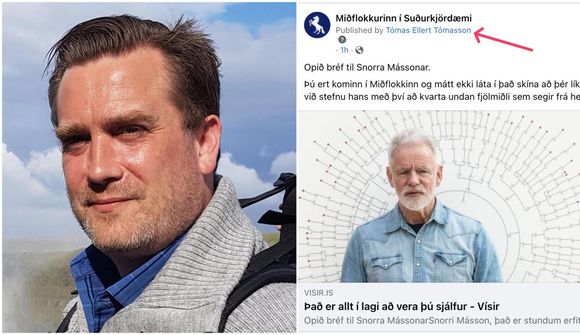 Nýtti sér Facebook-aðgang flokks sem hann gekk úr