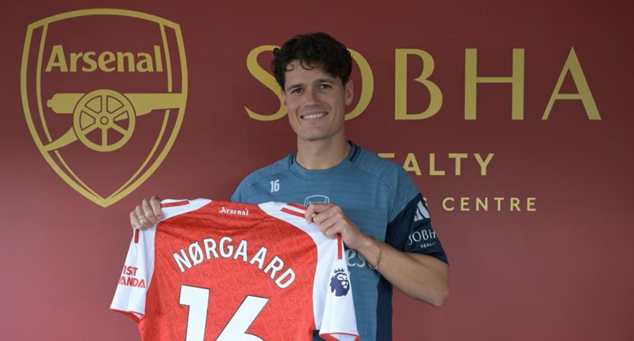 Christian Nörgaard mun leika í treyju númer 16.