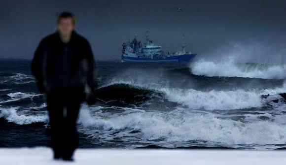 Sjór súrnar hraðar norðan við Ísland