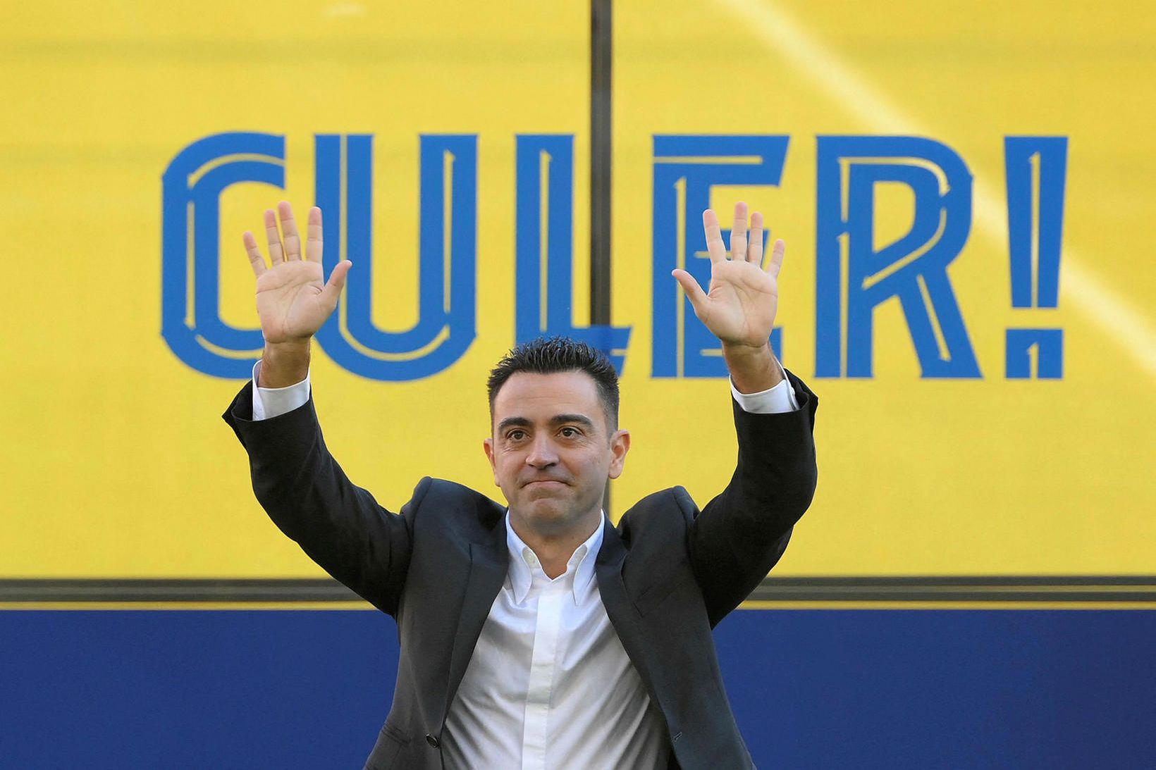 Xavi er mættur aftur til Barcelona, nú sem knattspyrnustjóri.