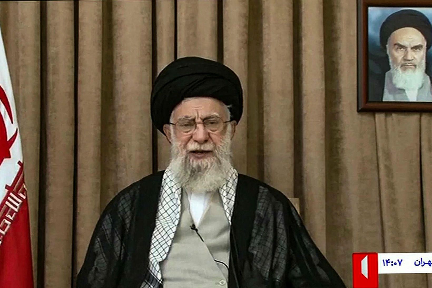 Æðsti klerkur og leiðtogi Írans, Ayatollah Ali Khamenei,