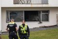 Sprenging Rúða í kjallaranum virðist hafa brotnað við sprenginguna en ekki er vitað hvað olli henni. Allt tiltækt lið viðbragðsaðila var kallað til.