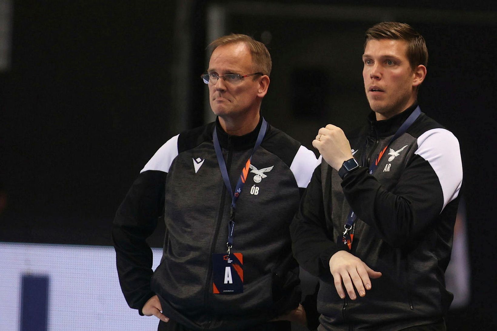 Óskar Bjarni Óskarsson og Anton Rúnarsson.