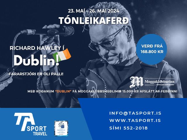 TA sport - Dublin tónleikaferð