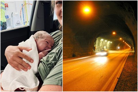 Both mother and child are doing well after what can only be described as an extraordinary birth.