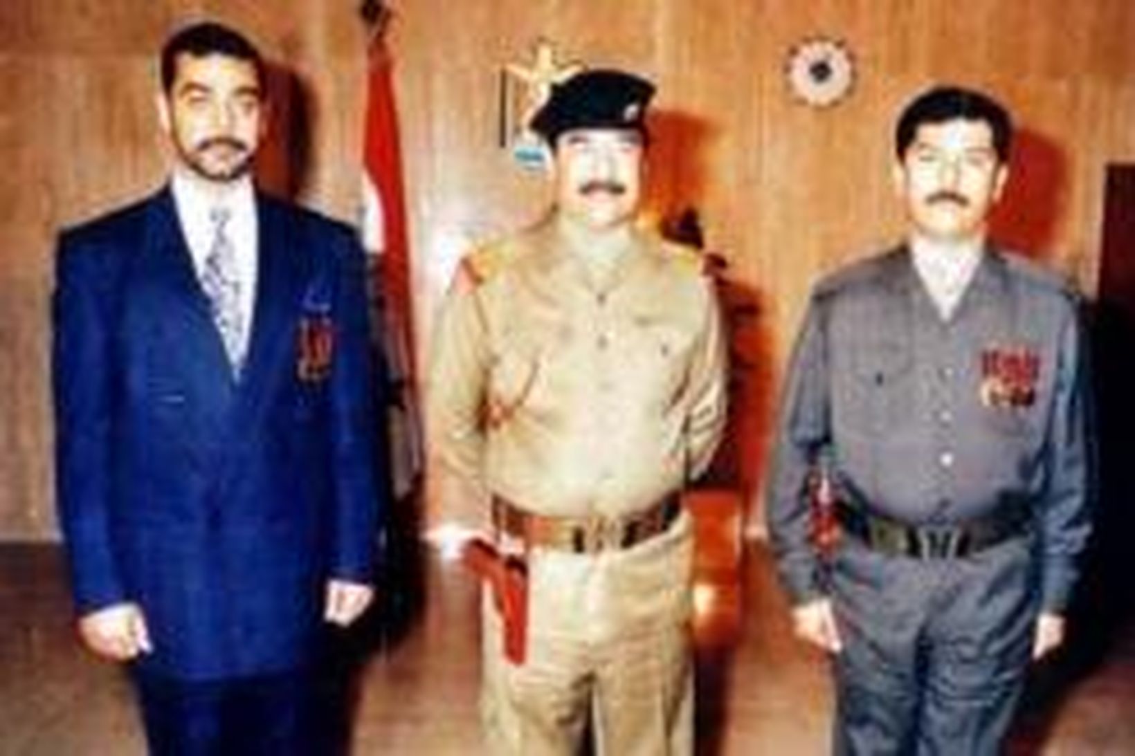 Uday, Saddam og Qusay.