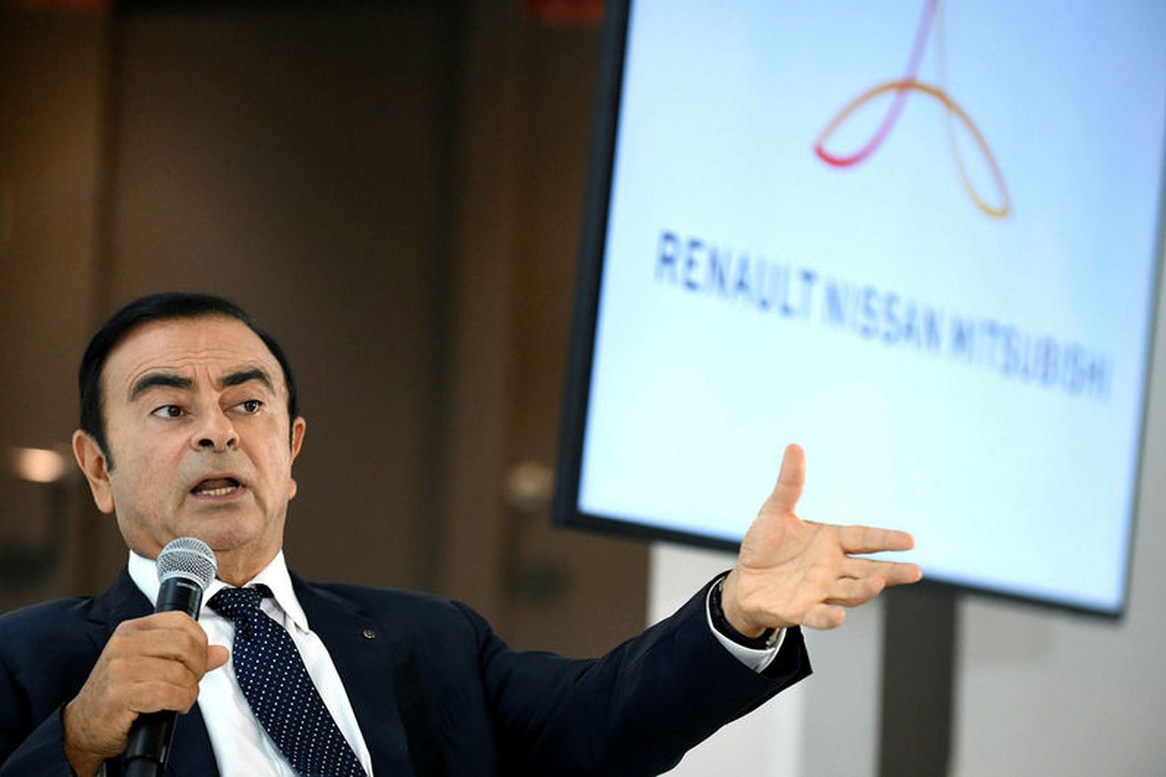 Stjórnarformaður Renault-Nissan-Mitsubishi, Carlos Ghosn.