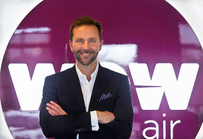 CEO of WOW air, Skúli Mogensen.