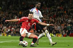 Diogo Dalot er einn fjórmenninganna sem gera sér vonir um að ná úrslitaleiknum gegn Tottenham.