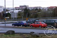 Gatnamót Hlíðbergs og Reykjavíkurvegar