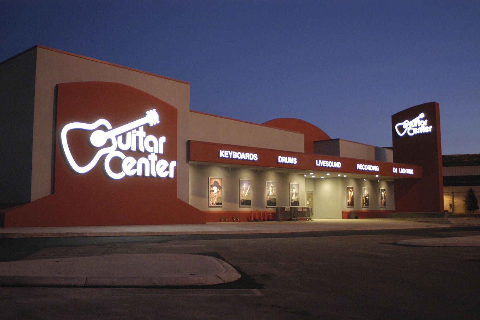 Guitar Center-verslun.