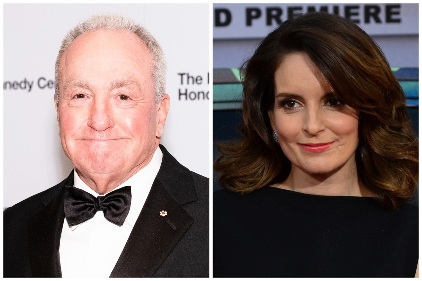 Lorne Michaels og Tina Fey.