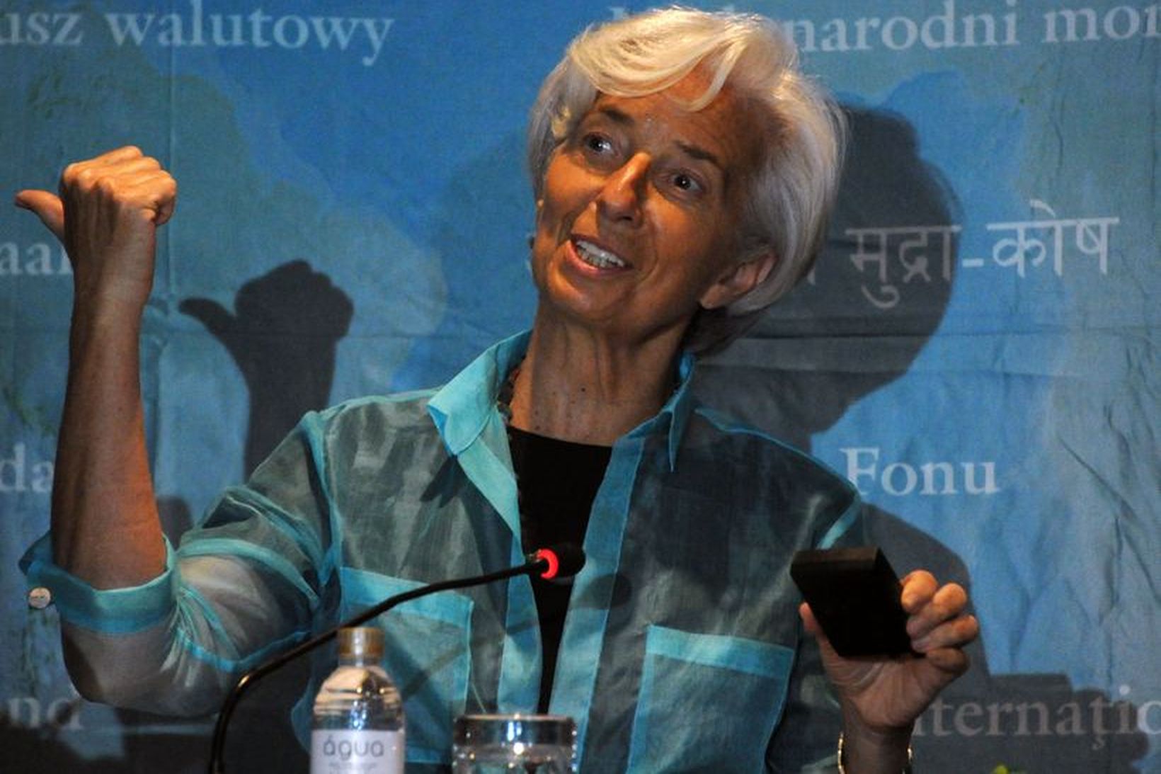 Christine Lagarde, forstjóri Alþjóðagjaldeyrissjóðsins.