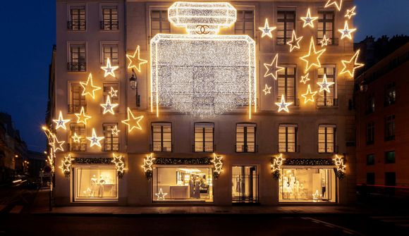 Stórkostlegar jólaskreytingar Chanel í París 