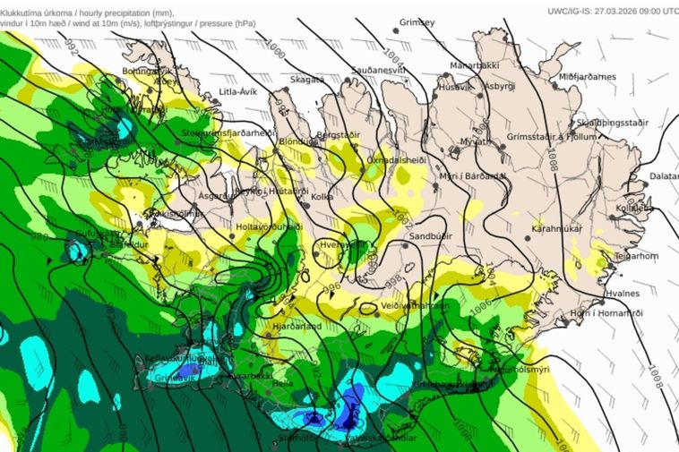 Relentless low-pressure systems continue across Iceland