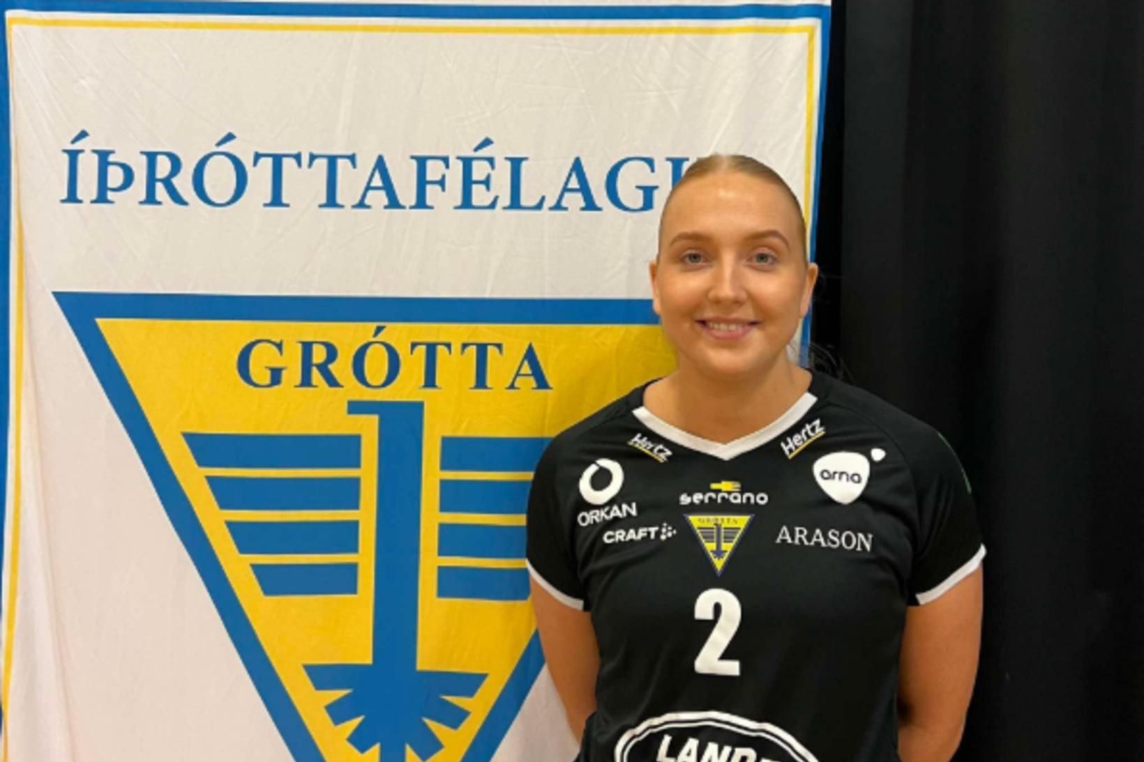 Andreai Gunnlaugsdóttir leikur með Gróttu út tímabilið.