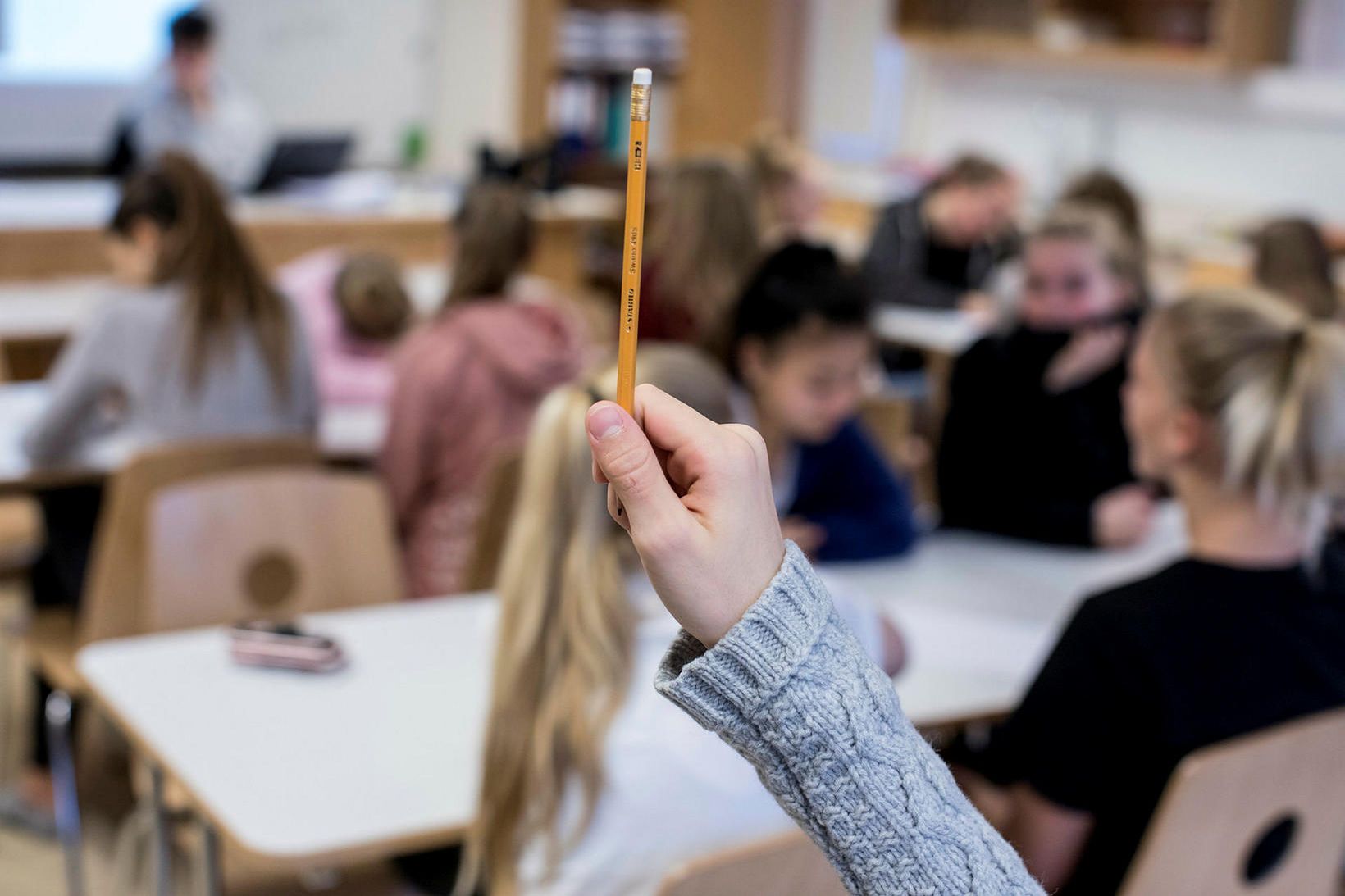 Grunnskólakennarar skrifuðu undir nýjan kjarasamning á ellefta tímanum í kvöld.