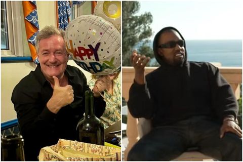 Það er ekki hægt að segja að Piers Morgan og Kanye West séu mjög hrifnir …