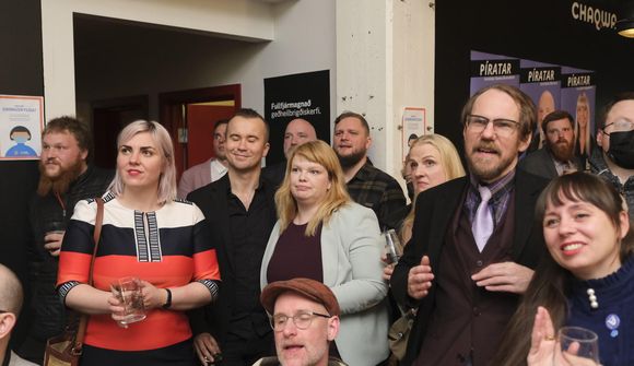 Smit rakið til tveggja á kosningavöku Pírata