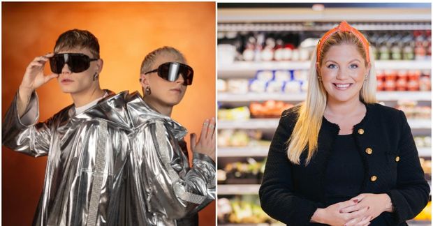 VÆB-bræðurnir, Hálf­dán Helgi og Matth­ías Davíð, og Hagkaup hafa sameinasta um samstarf í tilefni Eurovision …
