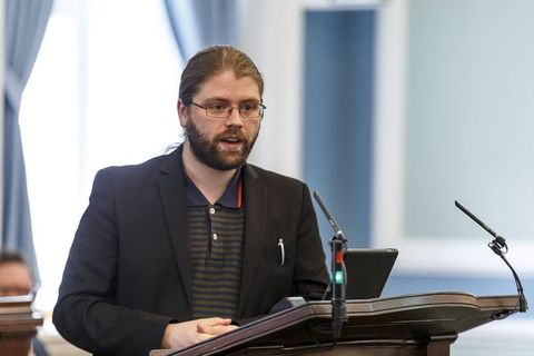 Helgi Hrafn Gunnarsson MP.