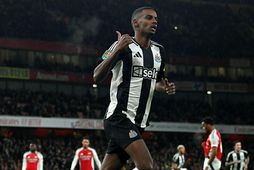 Alexander Isak fagnar marki í leik með Newcastle United á dögunum.