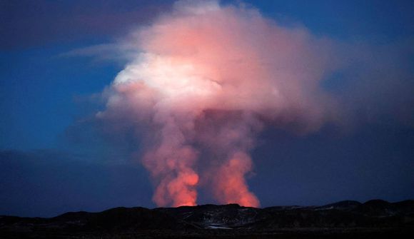 Gasmengunar gæti orðið vart í Grindavík