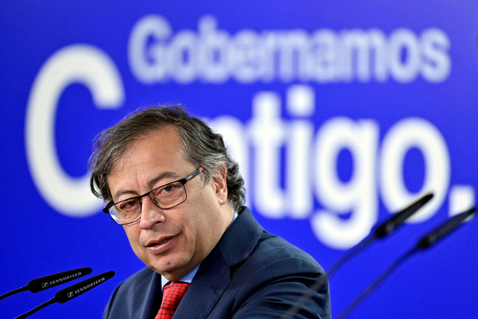 Gustavo Petro, forseti Kólumbíu.