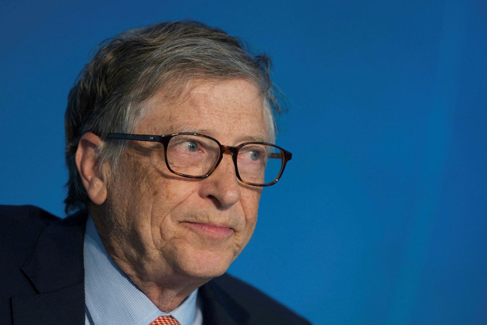 Bill Gates var spurður spjörunum út í spjallþræðinum í gær.