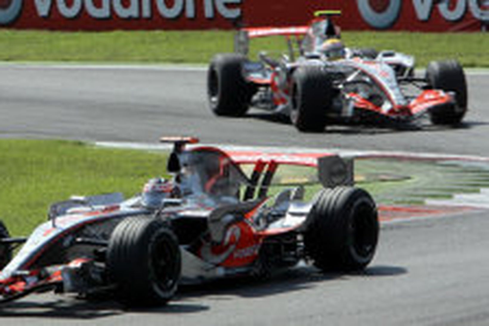 Silfurörvar McLaren drottnuðu í Monza sl. sunnudag.