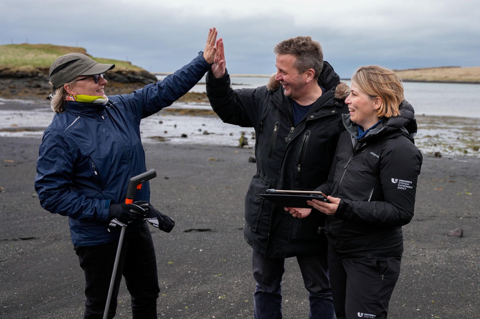 Sigrún Ágústsdóttir, forstjóri Umhverfisstofnunar og Guðlaugur Þór Þórðarson, umhverfis-, orku- …