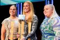 Þrjár valkyrjur Eygló Fanndal Sturludóttir, Glódís Perla Viggósdóttir og Sóley Margrét Jónsdóttir.