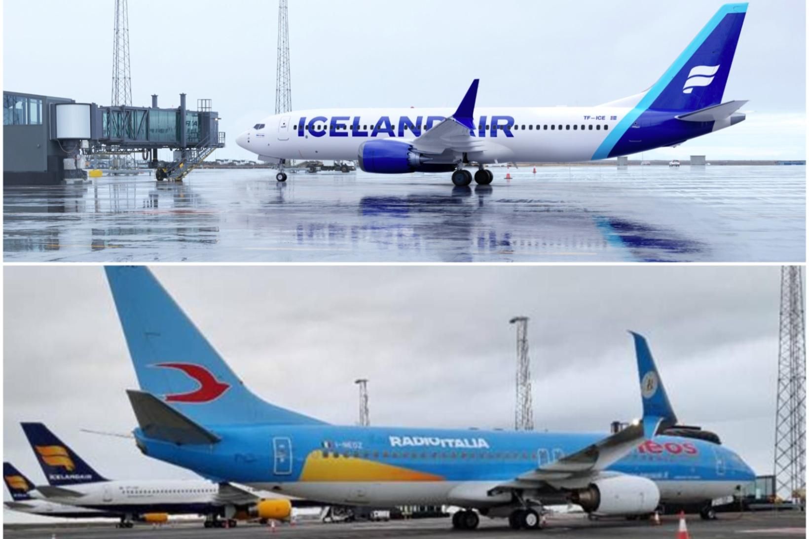 Icelandair hefur leigt fluvélar frá Fly2Sky, GetJet og Neos.