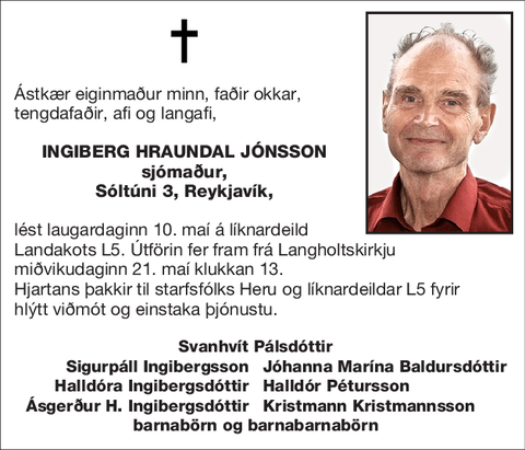 Ingiberg Hraundal Jónsson