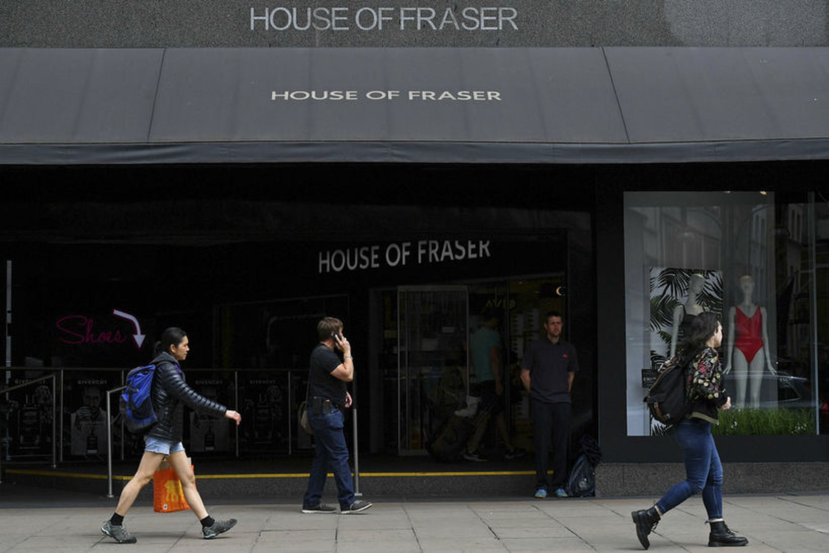 Verslun House of Fraser á Oxford Street í Lundúnum.