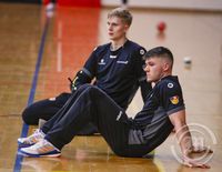 Landsliðið í handbolta karla æfir fyrir mót