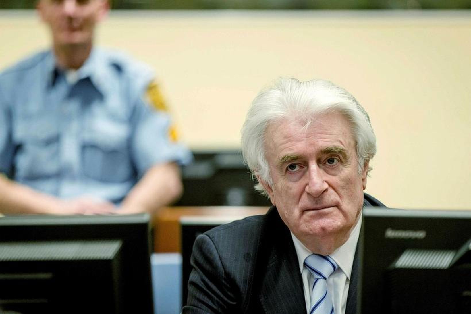 Radovan Karadzic var áhrifamesti leiðtogi Bosníu-Serba.