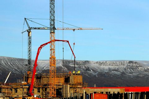 Byggingarframkvæmdir í Vogabyggð. Deildarstjóri aðalskipulags Reykjavíkurborgar segir það þarft framtak hjá HMS að vakta húsnæðisáætlanir …