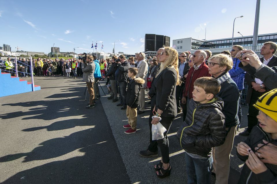 Lagarfoss kemur til Reykjavíkur