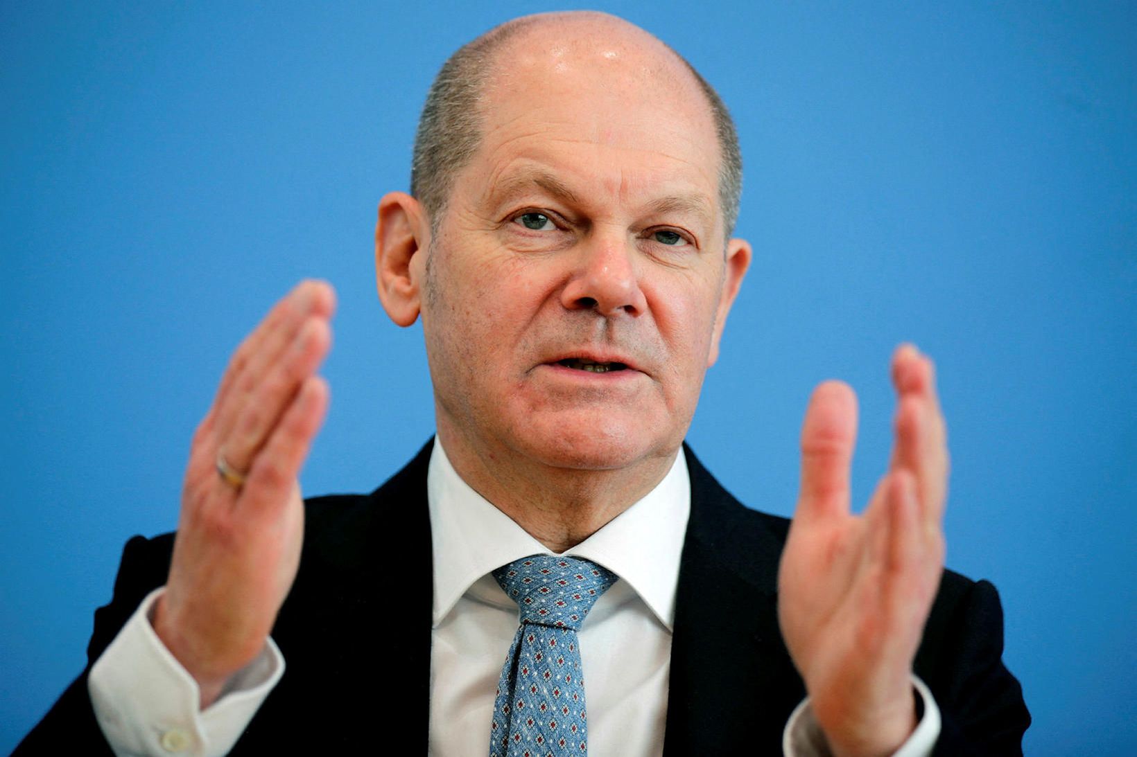 Olaf Scholz, kanslari Þýskalands ætlar að verjast öfgafullum hópum.