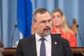 Alþingi Daði Már Kristófersson fjármálaráðherra í ræðustól.